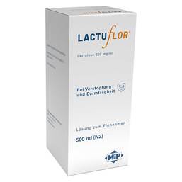 Abbildung: Lactuflor Lösung zum Einnehmen Lösung zum Einnehmen, 500 ml PZN 02769609