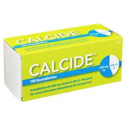 Abbildung: Calcide Kautabletten 100 St, Kautabletten PZN 02772505