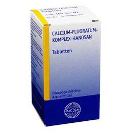 Abbildung: Calcium fluoratum Komplex Hanosan Tabletten 100 St, Tabletten PZN 02773924