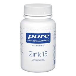 Abbildung: Pure Encapsulations Zink 15 Zinkpicolinat Kapseln Kapseln, 180 St PZN 02774504