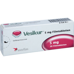 Abbildung: Vesikur 5 mg Filmtabletten 30 St, Filmtabletten PZN 02781898