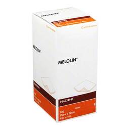 Abbildung: Melolin 10x10cm Wundauflagen 100 St, Verband PZN 02782343