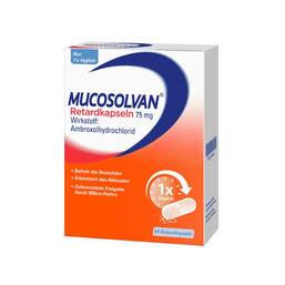 Abbildung: Mucosolvan Retardkapseln 75 mg Retard-Kapseln, 50 St PZN 02785910
