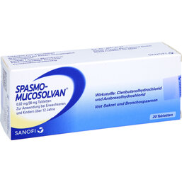 Abbildung: Spasmo Mucosolvan Tabletten 20 St, Tabletten PZN 02787688