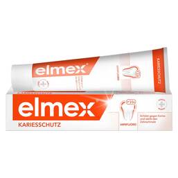 Abbildung: Elmex Zahnpasta mit Faltschach Zahnpasta, 75 ml PZN 02791046