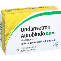 Abbildung: Ondansetron Aurobindo 4 mg Filmtabletten 10 St, Filmtabletten PZN 02791359