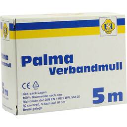 Abbildung: Palma Verbandmull 5m Zickzac 1 St PZN 02794961