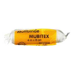Abbildung: Mubitex Mullbinden 8cm einze 1 St, Binden PZN 02795104