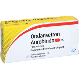 Abbildung: Ondansetron Aurobindo 8 mg Filmtabletten 30 St, Filmtabletten PZN 02795831