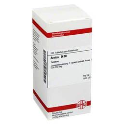 Abbildung: Arnica D 30 Tabletten Tabletten, 200 St PZN 02801052