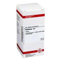 Abbildung: Belladonna D 6 Tabletten Tabletten, 200 St PZN 02801193