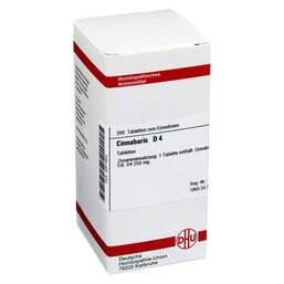 Abbildung: Cinnabaris D 4 Tabletten Tabletten, 200 St PZN 02801655
