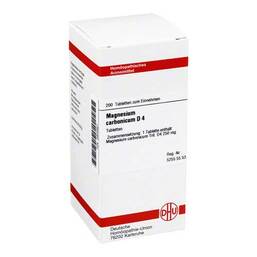 Abbildung: DHU Magnesium carbonicum D 4 Tabletten Tabletten, 200 St PZN 02802927