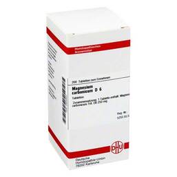 Abbildung: DHU Magnesium carbonicum D 6 Tabletten Tabletten, 200 St PZN 02802933