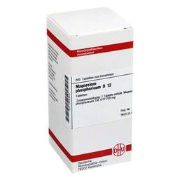 Abbildung: DHU Magnesium phosphoricum D 12 Tabletten Tabletten, 200 St PZN 02802979