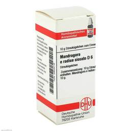 Abbildung: DHU Mandragora e radice sic. D 6 Globuli, 10 g PZN 02803016