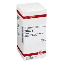 Abbildung: DHU Natrium sulfuricum D 6 Tabletten Tabletten, 200 St PZN 02803140