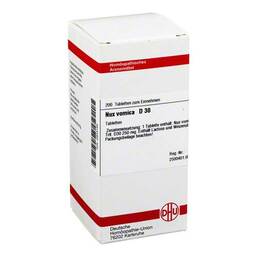 Abbildung: DHU Nux vomica D 30 Tabletten Tabletten, 200 St PZN 02803186