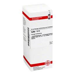 Abbildung: DHU Sulfur D 12 Dilution Dilution, 50 ml PZN 02803660