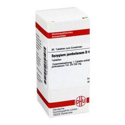 Abbildung: Syzygium jambolanum D 4 Tabletten Tabletten, 80 St PZN 02803743
