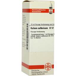Abbildung: DHU Kalium sulfuricum D 12 Dilution Dilution, 20 ml PZN 02806581