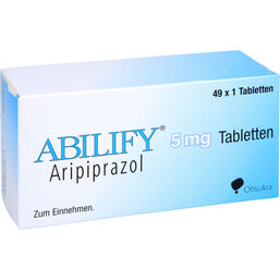 Abbildung: Abilify 5 mg Tabletten 49 St, Tabletten PZN 02807617