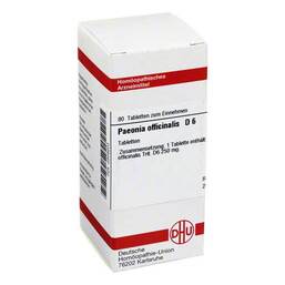 Abbildung: DHU Paeonia officinalis D 6 Tabletten Tabletten, 80 St PZN 02808203
