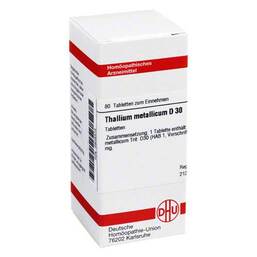 Abbildung: Thallium metallicum D 30 Tabletten Tabletten, 80 St PZN 02808373