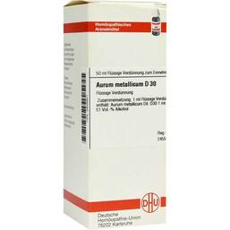 Abbildung: Aurum metallicum D 30 Dilution Dilution, 50 ml PZN 02808901