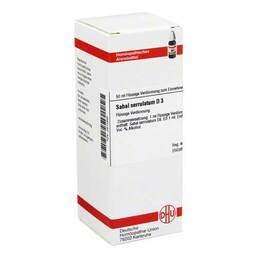 Abbildung: DHU Sabal serrulata D 3 Dilution Dilution, 50 ml PZN 02810890