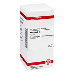 Abbildung: DHU Aesculus D 3 Tabletten Tabletten, 200 St PZN 02811607
