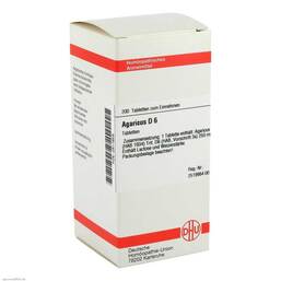 Abbildung: DHU Agaricus D 6 Tabletten Tabletten, 200 St PZN 02811659