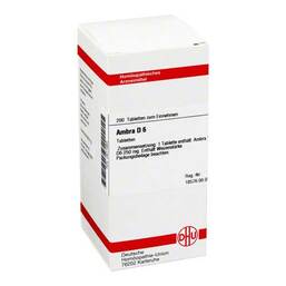 Abbildung: Ambra D 6 Tabletten Tabletten, 200 St PZN 02811694