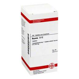 Abbildung: Bryonia D 12 Tabletten Tabletten, 200 St PZN 02811903