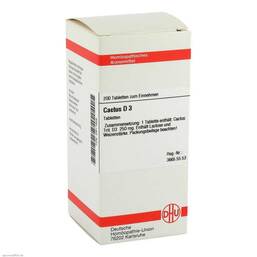 Abbildung: Cactus D 3 Tabletten Tabletten, 200 St PZN 02811926