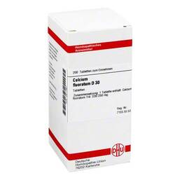Abbildung: DHU Calcium fluoratum D 30 Tabletten Tabletten, 200 St PZN 02811961