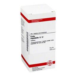 Abbildung: DHU Carbo vegetabilis D 12 Tabletten Tabletten, 200 St PZN 02812015