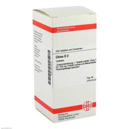 Abbildung: DHU China D 2 Tabletten Tabletten, 200 St PZN 02812073