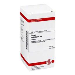 Abbildung: DHU Ferrum metallicum D 4 Tabletten Tabletten, 200 St PZN 02812216