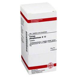 Abbildung: DHU Ferrum phosphoricum D 12 Tabletten Tabletten, 200 St PZN 02812239