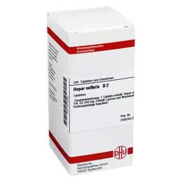 Abbildung: DHU Hepar sulfuris D 2 Tabletten Tabletten, 200 St PZN 02812280