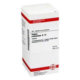 Abbildung: DHU Kalium carbonicum D 12 Tabletten Tabletten, 200 St PZN 02812357