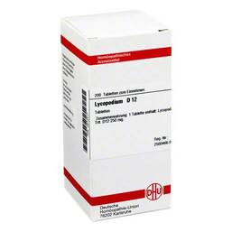 Abbildung: DHU Lycopodium D 12 Tabletten Tabletten, 200 St PZN 02812417
