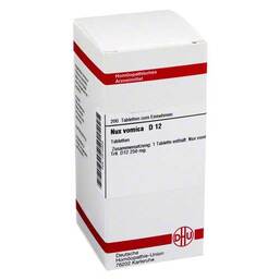 Abbildung: DHU Nux vomica D 12 Tabletten Tabletten, 200 St PZN 02812529