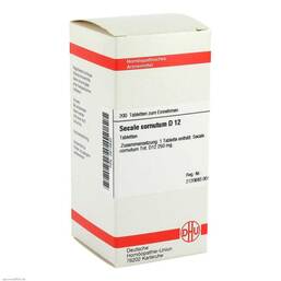 Abbildung: DHU Secale cornutum D 12 Tabletten Tabletten, 200 St PZN 02812630