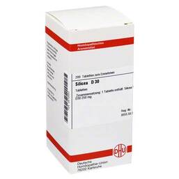Abbildung: DHU Silicea D 30 Tabletten Tabletten, 200 St PZN 02812653