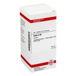 Abbildung: DHU Sulfur D 30 Tabletten Tabletten, 200 St PZN 02812713