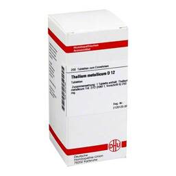 Abbildung: Thallium metallicum D 12 Tabletten Tabletten, 200 St PZN 02812788