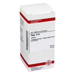 Abbildung: DHU Thuja D 12 Tabletten Tabletten, 200 St PZN 02812794