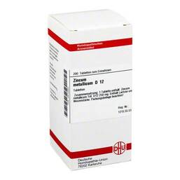 Abbildung: Zincum metallicum D 12 Tabletten Tabletten, 200 St PZN 02812860